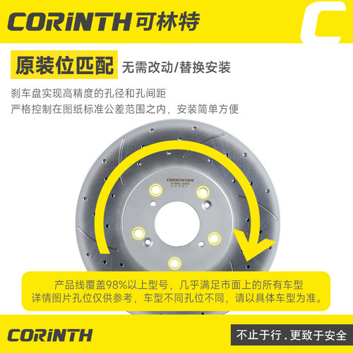 可林特适用宝马1系3系5系7系320li530E90F18X1X3X5X6Z4前后刹车盘 - 图0