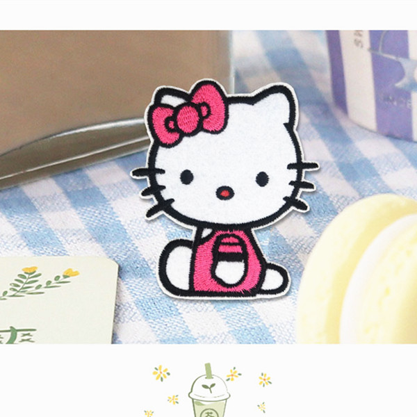 HELLO KITTY凯蒂猫衣服装饰贴布贴花刺绣卡通小KT - 图0