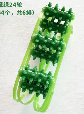 按摩器拉背条按摩疏通经络脖子18珠背部滚轮滚珠筋络神器拉伸滚轴