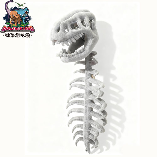 中华恐龙园官方正品恐龙骨架儿童成人潮流装扮服饰面具头套毛绒 - 图3