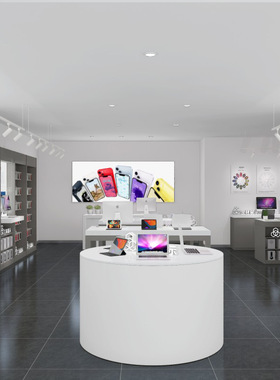 APR体验台展示桌手机店整店展柜通信电子产品展示柜台陈列架展台
