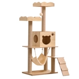 Кошачья стойка для кошачья кошачья кошачья дерево интегрированная большая кошачья рама кошачья кошка, захватывающая вилла кошка для лазания