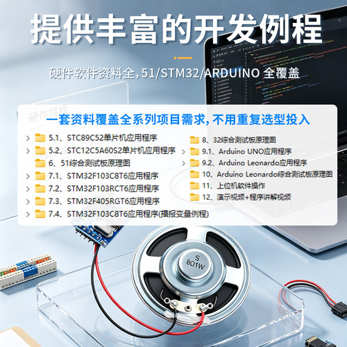 绿深SYN6288语音合成模块 文字转语音TTS真人发音  有上位机 喇叭 - 图2
