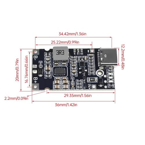 升降压快充锂电池无人机充电模块2S/3S/4S直流降压稳压模块升压板 - 图1