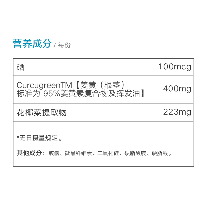 美安Curcumin Extreme美国进口熬夜应酬疏肝醒酒益肝姜黄素胶囊 - 图3