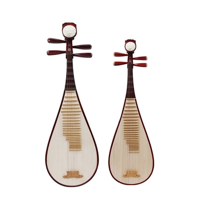 Professional Hardwood Pipa Instruments Beginology Children Entrance Examination Exam Playing Qin Practice Manufacturer Direct Sales