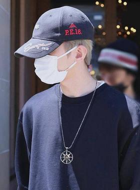 dukato钛钢指南针新款土酷吊坠