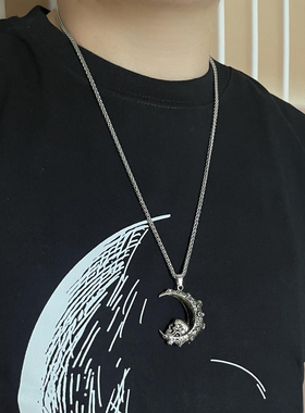 钛钢龙骨链男女不掉色项链