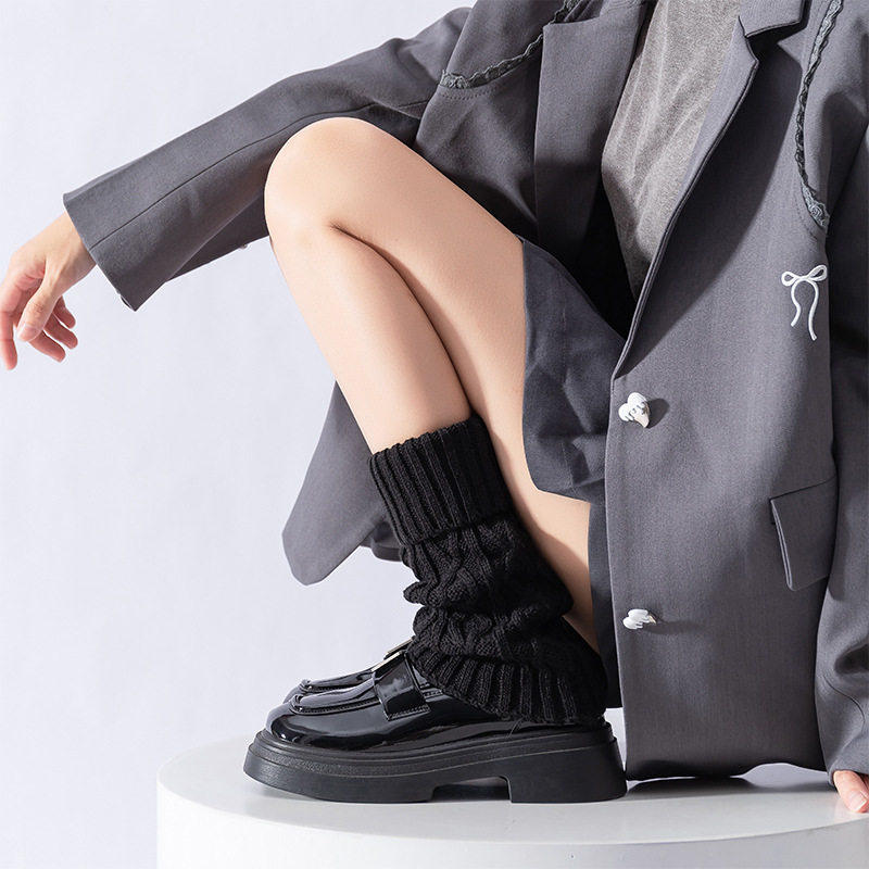 堆堆袜套女秋冬日系甜美可爱少女中筒保暖翻口菱形靴套脚套小腿袜,淘宝优惠券,粉丝福利购,淘宝优惠卷