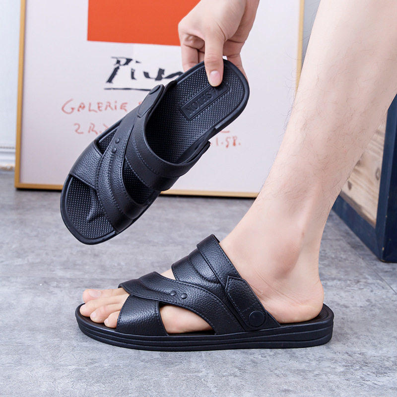 凉鞋男士2025夏季新款休闲户外穿开车防滑耐磨中老年爸爸两用拖鞋,淘宝优惠券,粉丝福利购,淘宝优惠卷