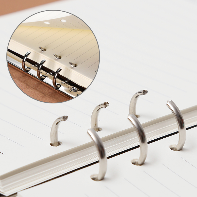 笔记本子加厚本子简约大学生可爱少女心记账本文艺精致复古小清新超厚记事本a5活页可拆卸日记本定制可印logo - 图2