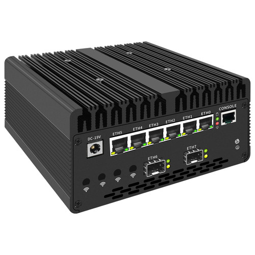 倍控ultra7 155H软路由14代多网卡工控机 sfp万兆10G光口扩展 16核心 4G 5G模块 nas主机电脑虚拟机linux ros - 图3