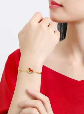 红火玛瑙~马年项链耳钉手链手绳