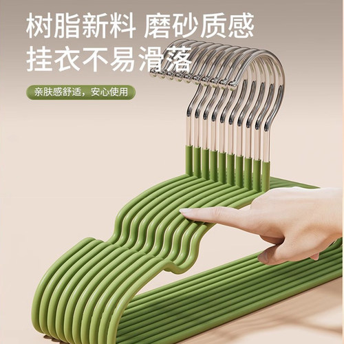 儿童衣架宝宝家用挂衣服专用婴儿幼儿小孩中童大童防滑无痕晾衣撑 - 图1