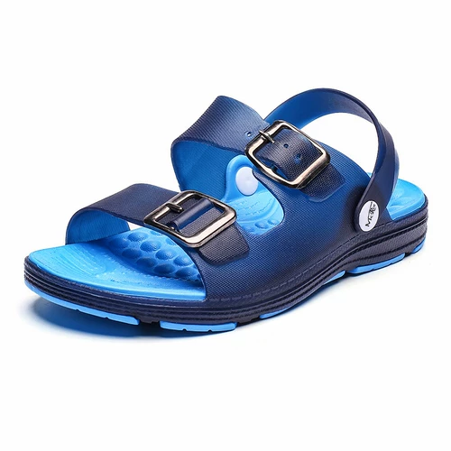 Детские тапочки для мальчиков, сандалии, слайдеры, нескользящая пляжная обувь, в корейском стиле, семейный стиль