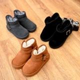 Зимние детские туфли для мальчиков, короткие сапоги, утепленные нескользящие ботинки, коллекция 2022, подходит для подростков