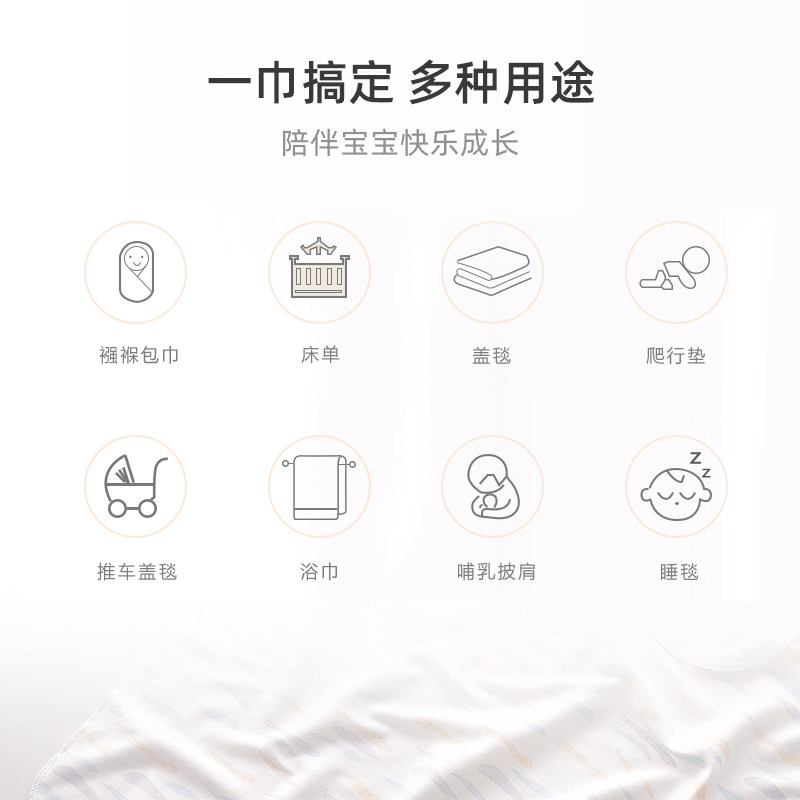 新生婴儿包单0一3月夏季薄包巾 莱茵森母婴婴童抱被/抱毯