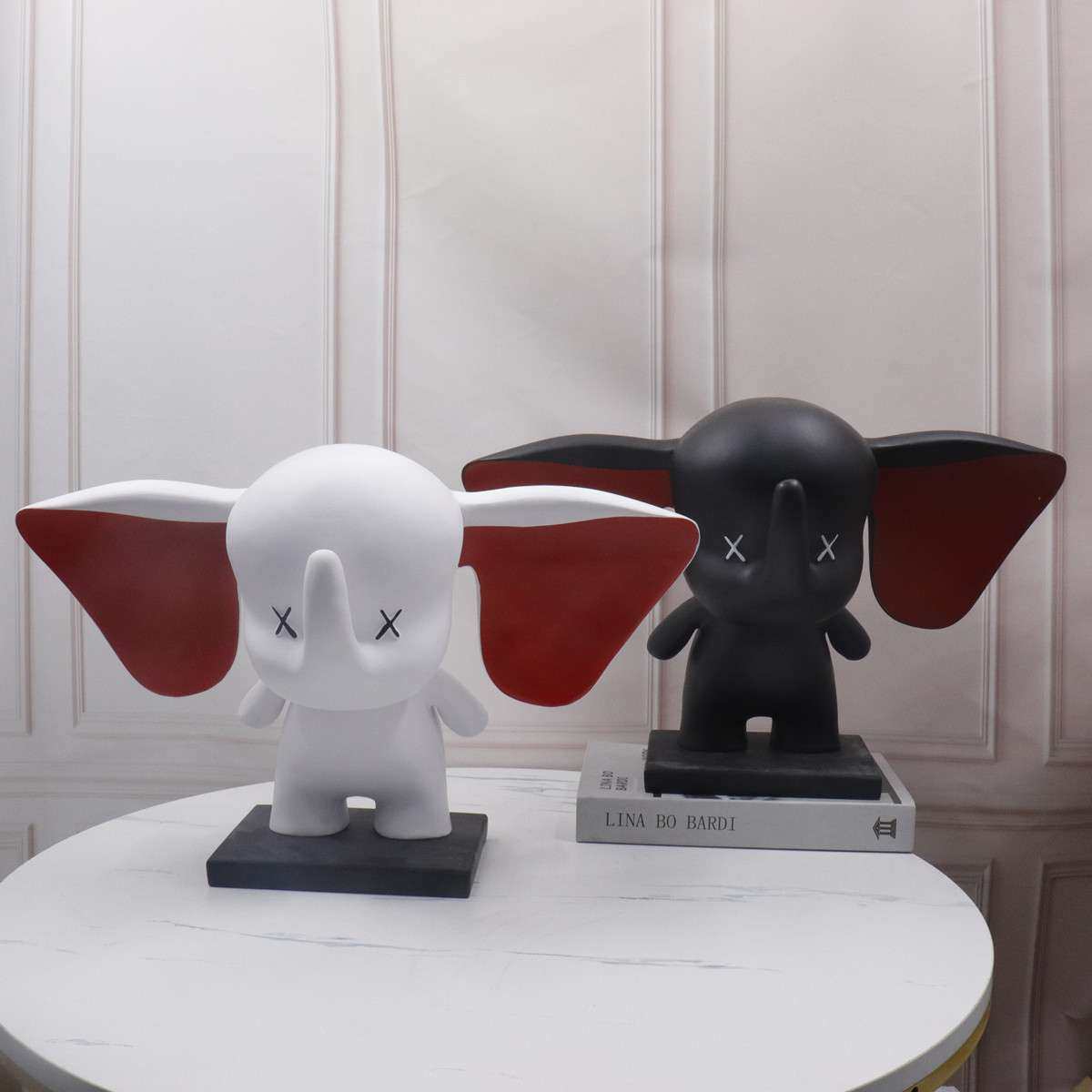 简约现代创意大耳朵小飞象可爱雕塑摆件样板间儿童房客厅家居饰品,淘宝优惠券,粉丝福利购,淘宝优惠卷