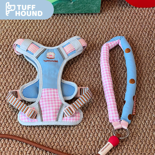 Tuffhound它愿胸背狗狗牵引绳小型犬防爆冲小狗胸背带柯基背心式 - 图1