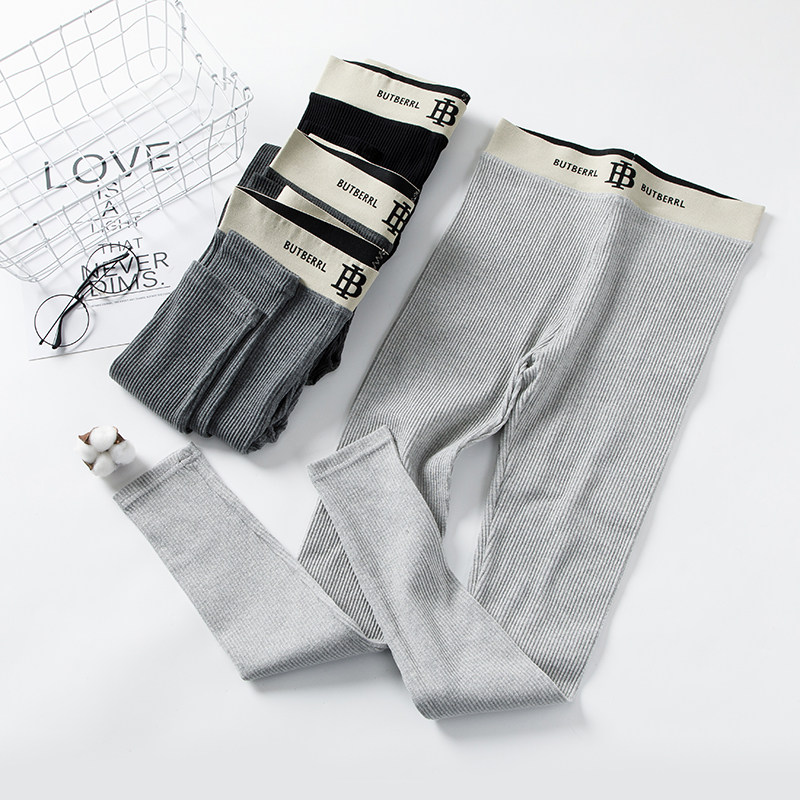 纯棉打底裤女外穿 秋新款大码九分小脚裤韩版显瘦薄款李婉君裤子