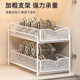 Double-layer pull-out storage rack under the sink cabinet, layered shelf inside the sink cabinet, bathroom toilet storage box