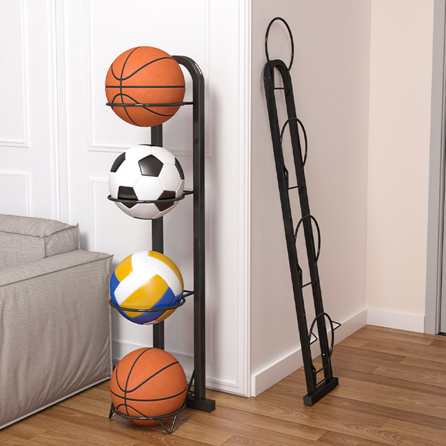 Basketball storage rack household storage basket