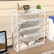 File Containing Shelf Wall-mounted Folder Containing box File Frame File frame Office Supplies Big full information Frame File Deposit shelf Office Desktop Multi-functional Bookshelf Archives Bags Shelf