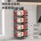 Kitchen wall-mounted suction cup multi-layer vegetable storage rack