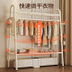 Baseboard electric heating clothes drying rack