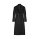 Temperament waist-hugging woolen coat suit long jacket