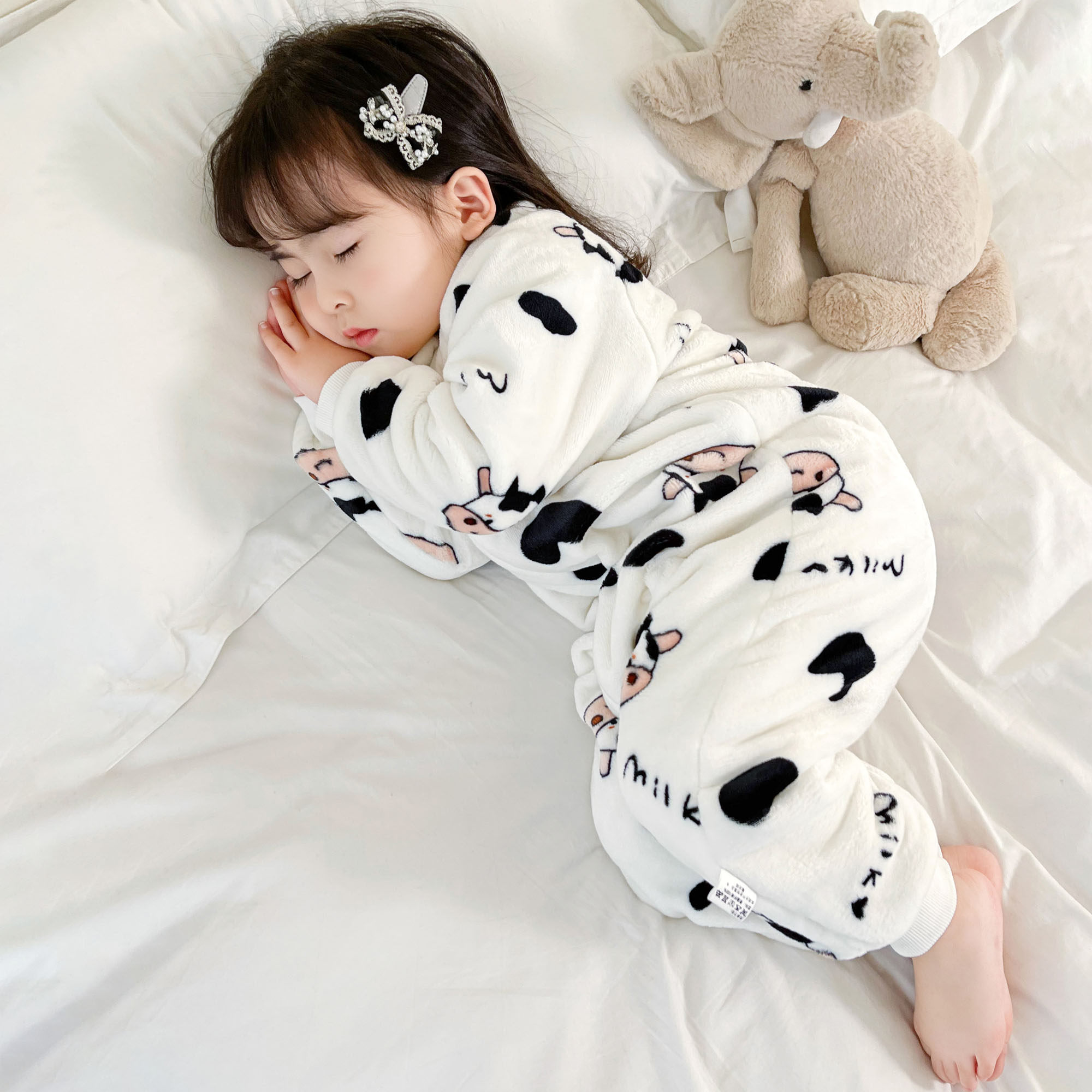 儿童连体睡衣宝宝秋冬季加绒加厚法兰绒家居服珊瑚绒婴儿防踢睡袋,淘宝优惠券,粉丝福利购,淘宝优惠卷