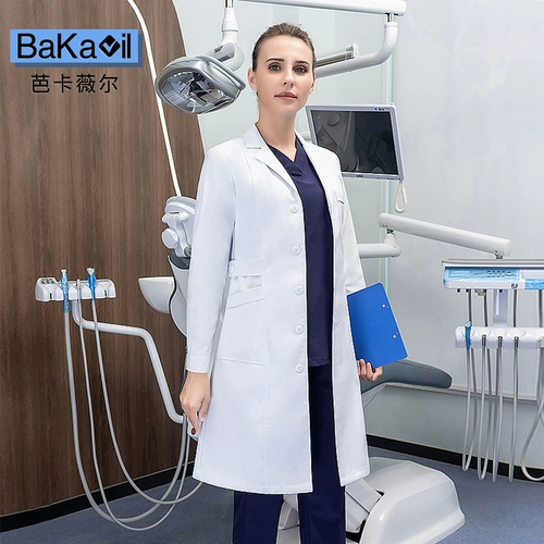 Элитная униформа медсестры, корсет, розовый лонгслив, белый халат, униформа врача для работы, короткий рукав