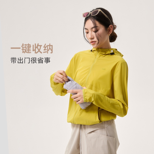 SW速惟运动外套女夏轻量化防晒衣修身显瘦连帽-XG - 图2