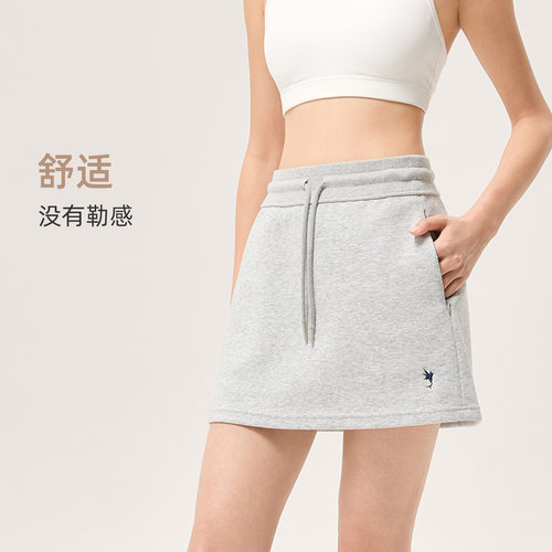 SW速惟运动半身裙女夏抽绳运动短裙显瘦百搭简约休闲健身瑜伽裙 - 图2