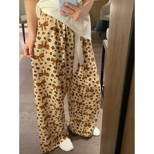 馨帮帮Homedress 本命年小马睡裤女春夏新款可外穿薄款透气家居裤 - 图1