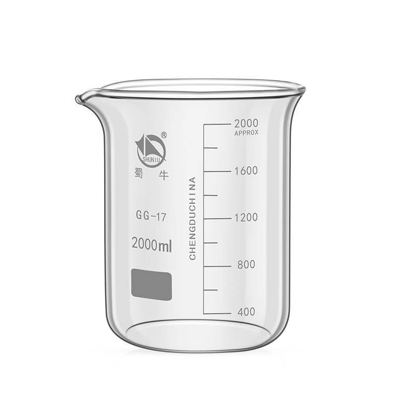 蜀牛玻璃烧杯50 100 150 250 500 800 1000 2000 3000 5000ml加厚耐高温化学实验器材刻度高型烧杯喝水家用 - 图3