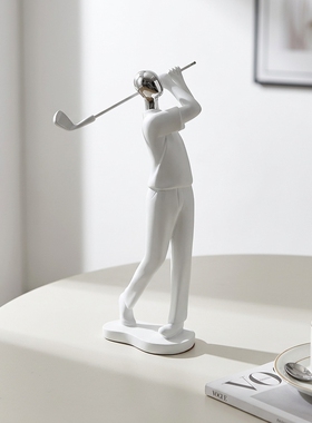 现代简约高尔夫球树脂摆件