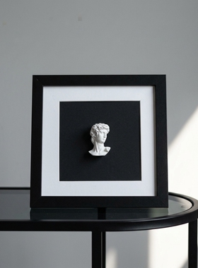 现代简约大卫头像陶瓷摆件