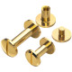 Pure brass screws, mother rivets, flat face lock, arc head, letters, ledger, belt, album connection accessories M4