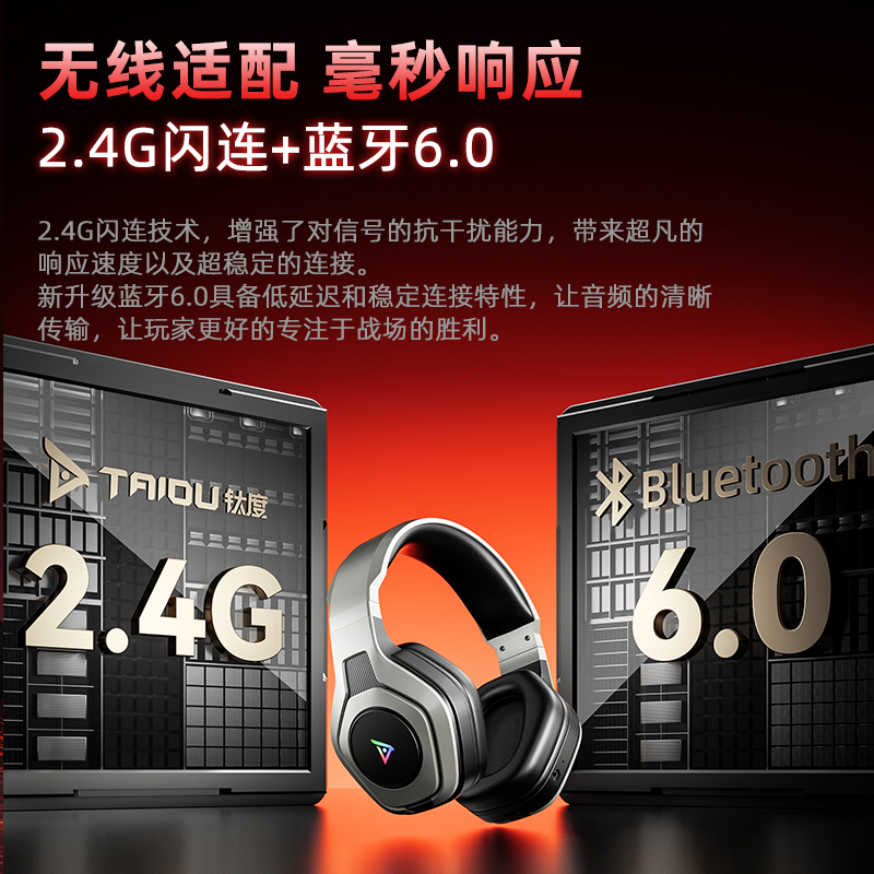 Delta gaming headset wireless computer use