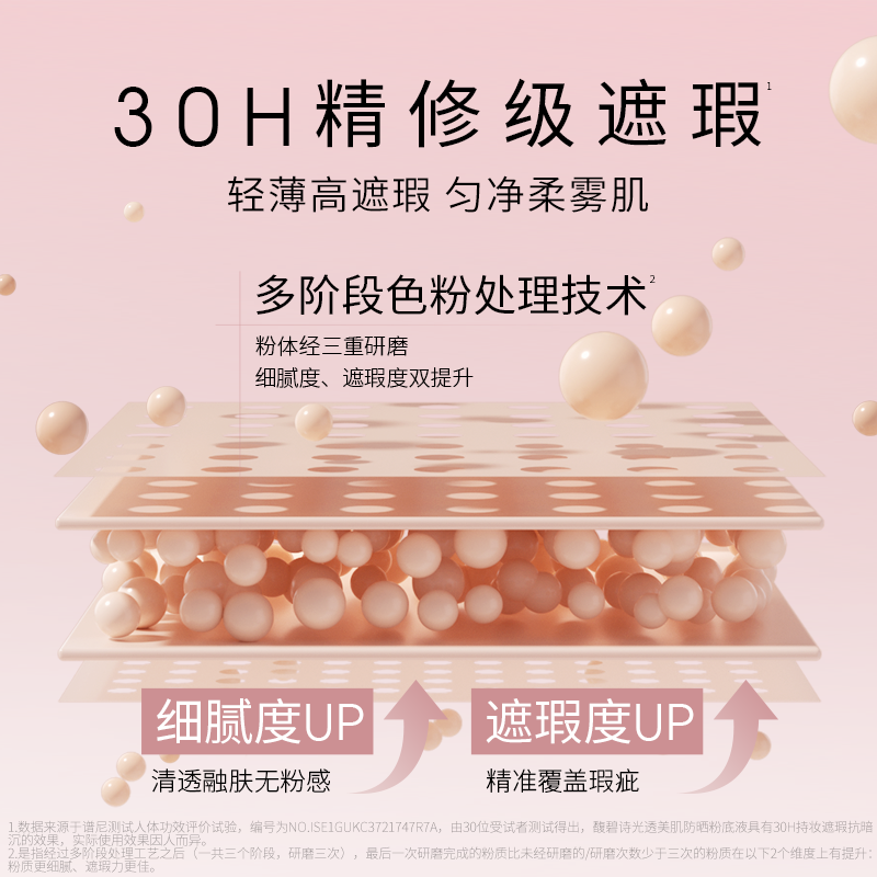 Fabloox馥碧诗防晒粉底液粉霜持妆抗暗沉服帖不卡粉试用装,淘宝优惠券,粉丝福利购,淘宝优惠卷