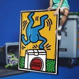 Тенденция мультфильма украшения живописи Кешалин Магазин одежды Фоны Фоны стены картина