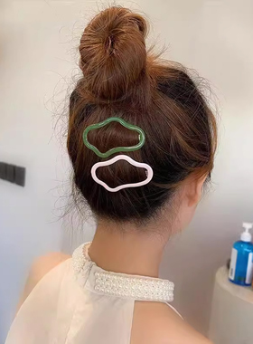前额侧边云朵发夹后脑勺碎发bb夹