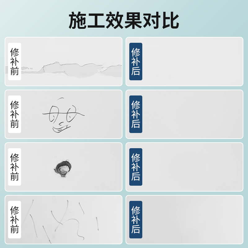 补墙贴遮瑕遮丑墙壁改造墙洞遮挡天花板孔眼墙面起皮掉皮修补贴纸-图3