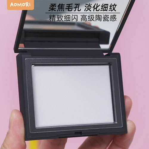 纳斯nars粉饼10g透明裸光蜜粉大白饼控油持久定妆不卡粉娜斯散粉 - 图0