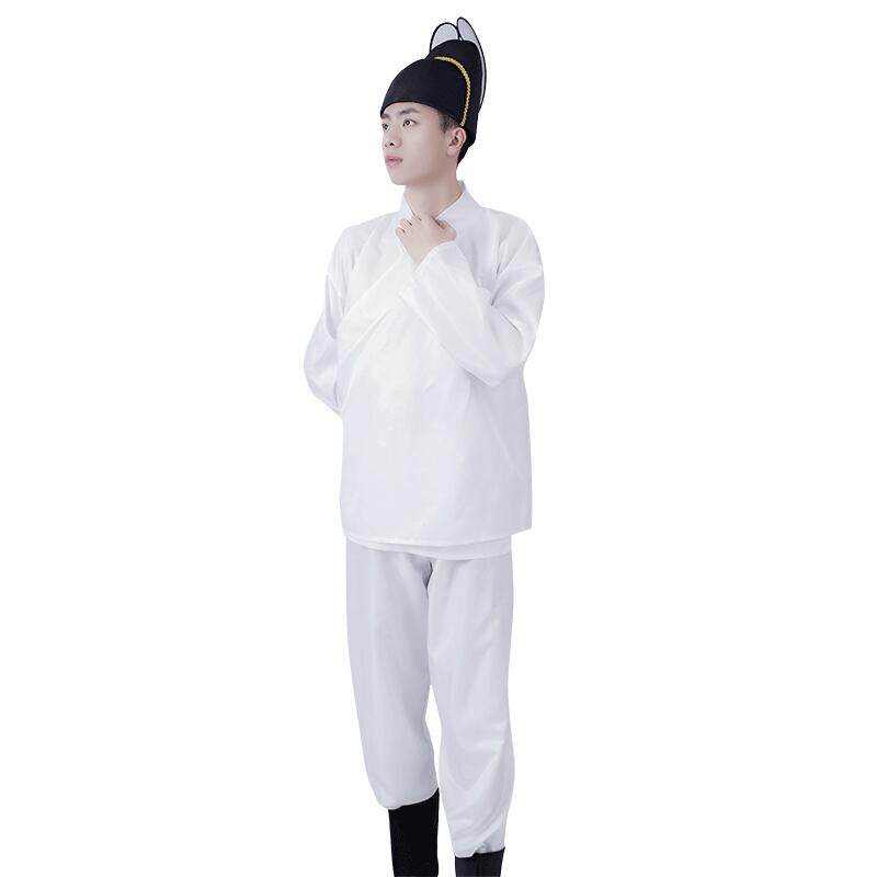 汉服中衣裤男女情侣明制圆领袍飞鱼白色内搭交领打底贴身里衣秋冬,淘宝优惠券,粉丝福利购,淘宝优惠卷