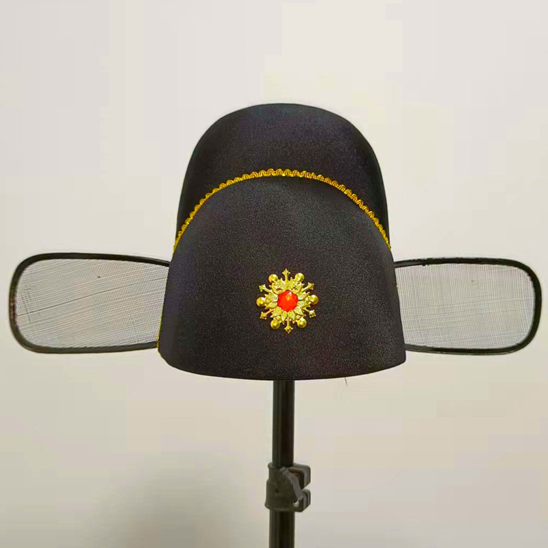 明制乌纱翼善冠帽古风汉服皇帝帽子 炎蔻民族服装/舞台装