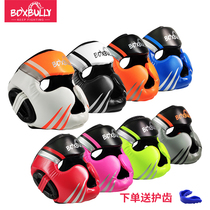 BOXBULLY Boxing helmet child loose beating protective head free pulsation protective headgear loose hat full protection