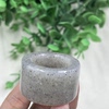 Xinjiang Hotan jade dot ink blue and white ring ring ring 23 ring ring ring hand strap certificate free shipping
