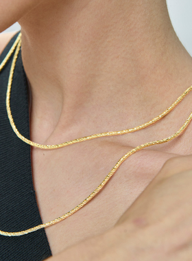 小众设计麻花链欧美轻奢项链女
